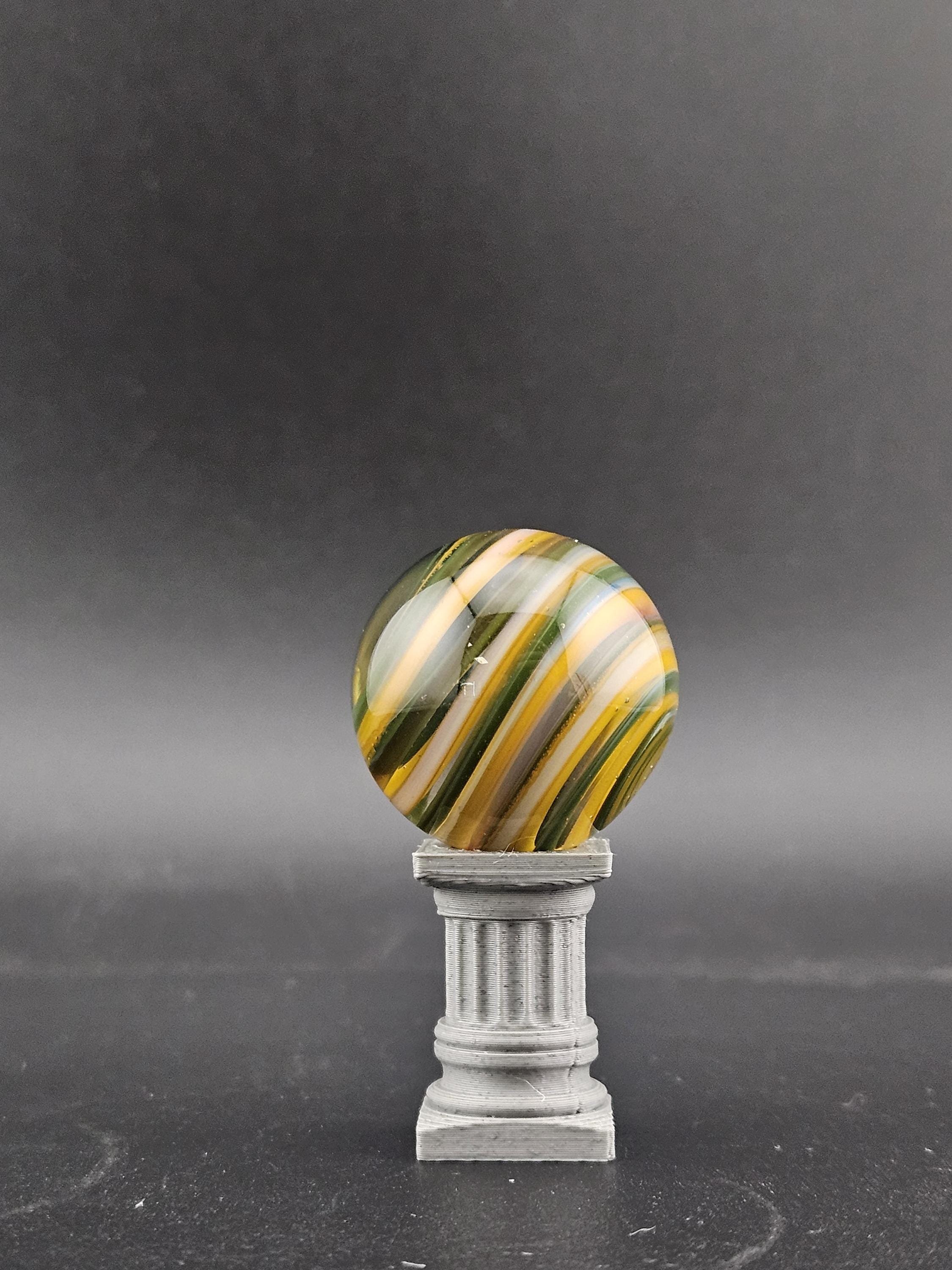 Handmade Glass Art Marble, Contemporary Design A3 (0.9") - photo 2