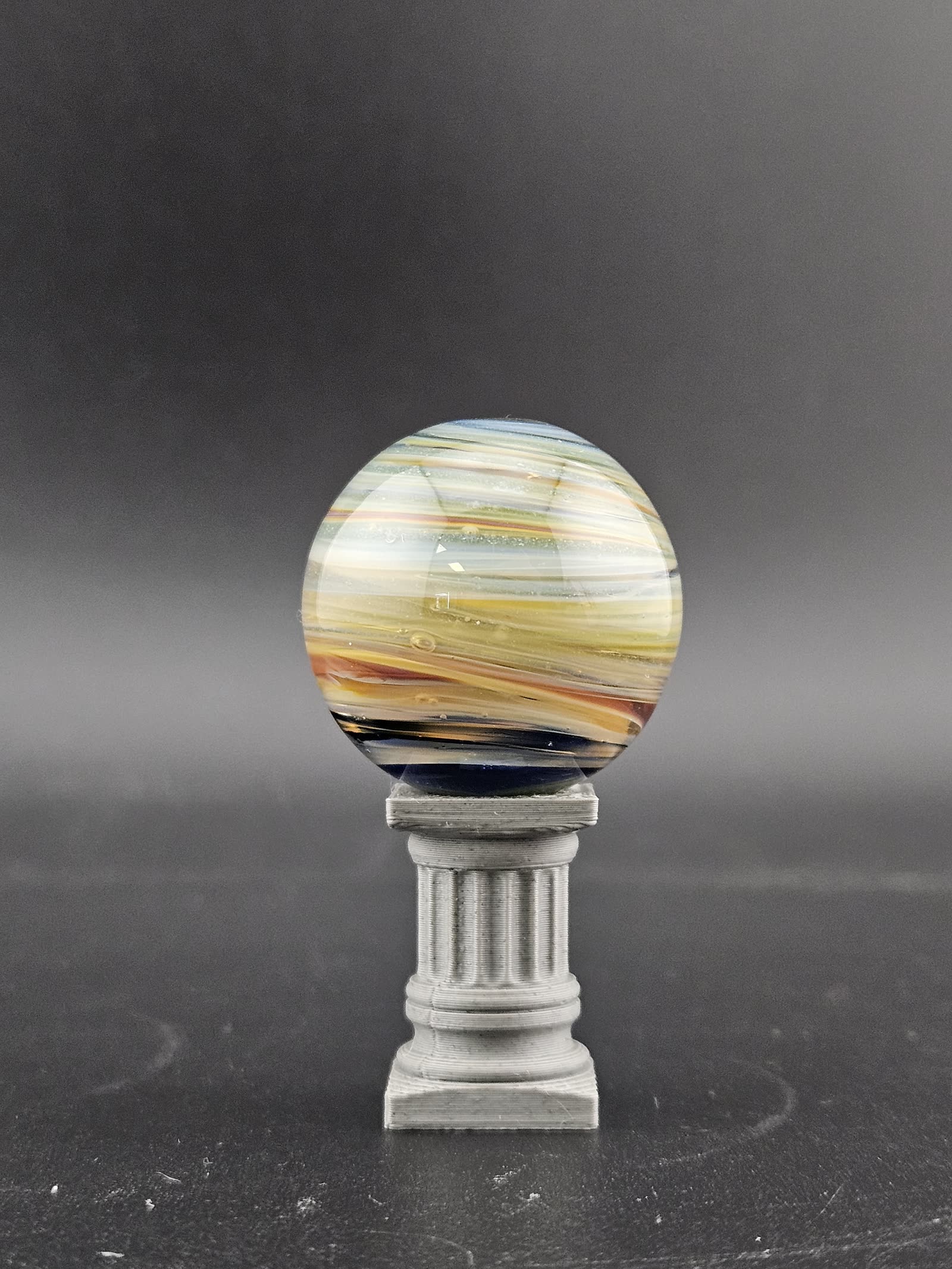 Handmade Glass Marble, Contemporary Art Marble, Glass Art Marble A7 (1.0") - photo 5