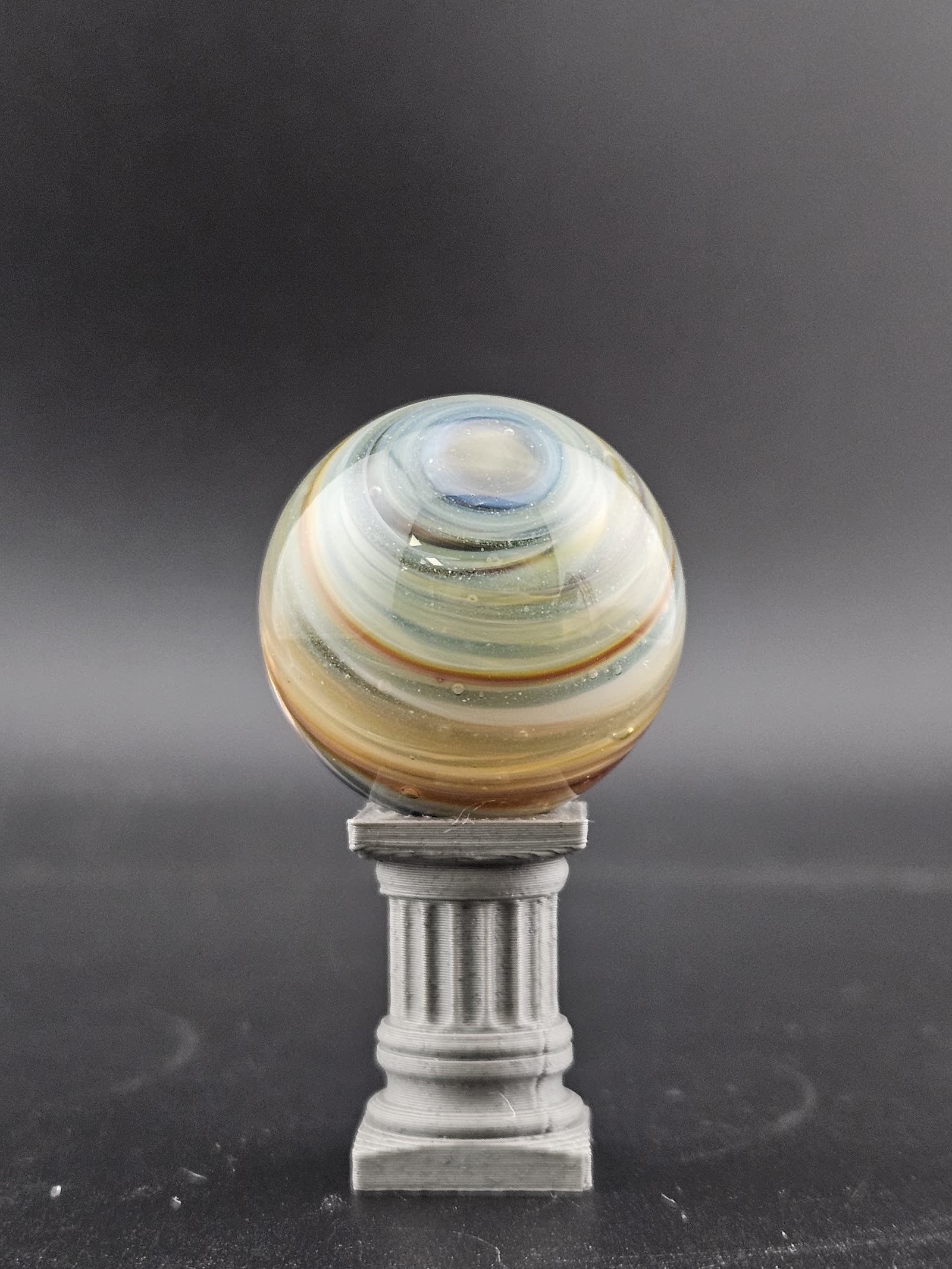 Handmade Glass Marble, Contemporary Art Marble, Glass Art Marble A7 (1.0") - photo 6