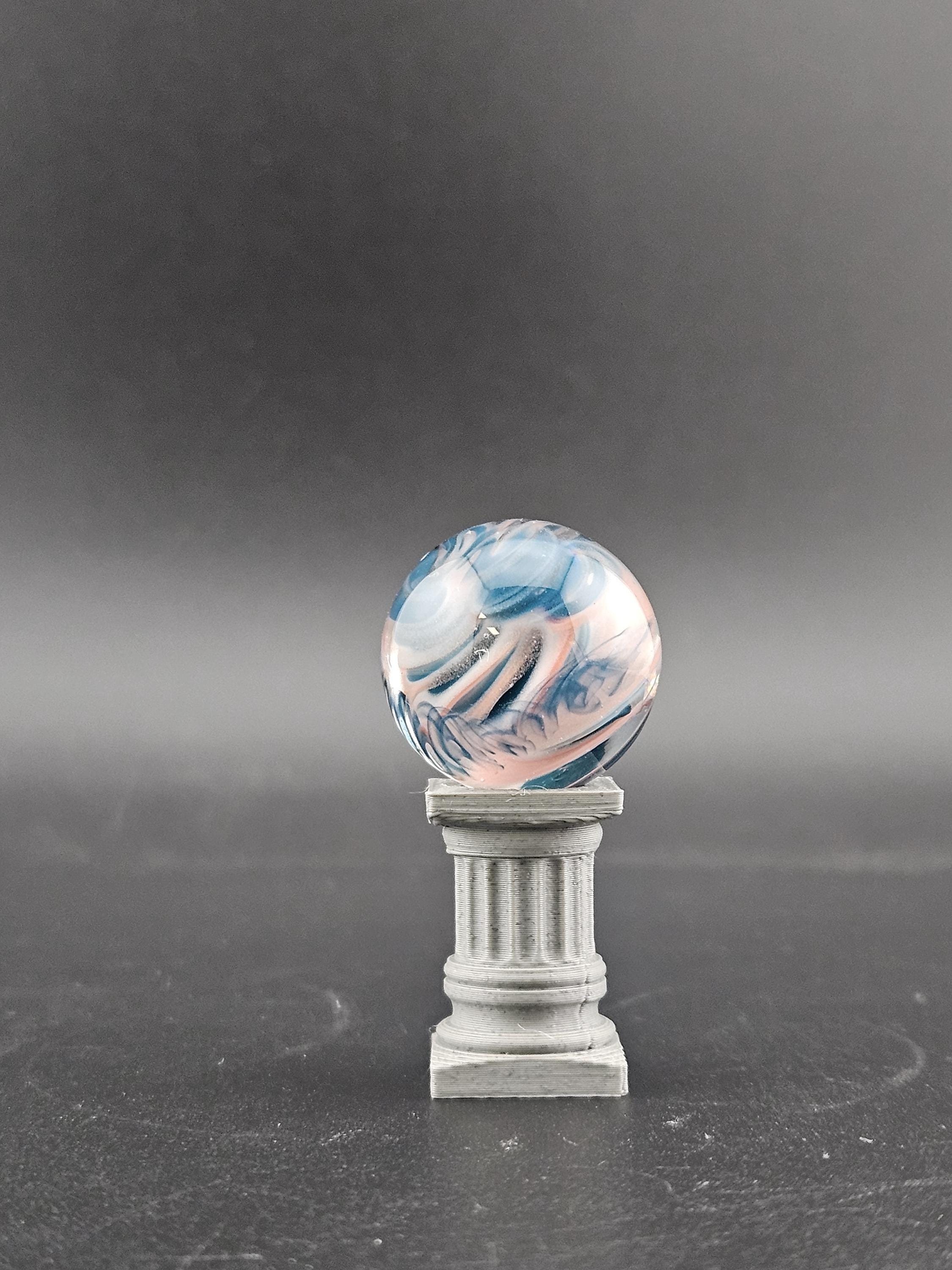 Handmade Glass Marble, Contemporary Art Marble, Glass Marble A9 (.84") - photo 1
