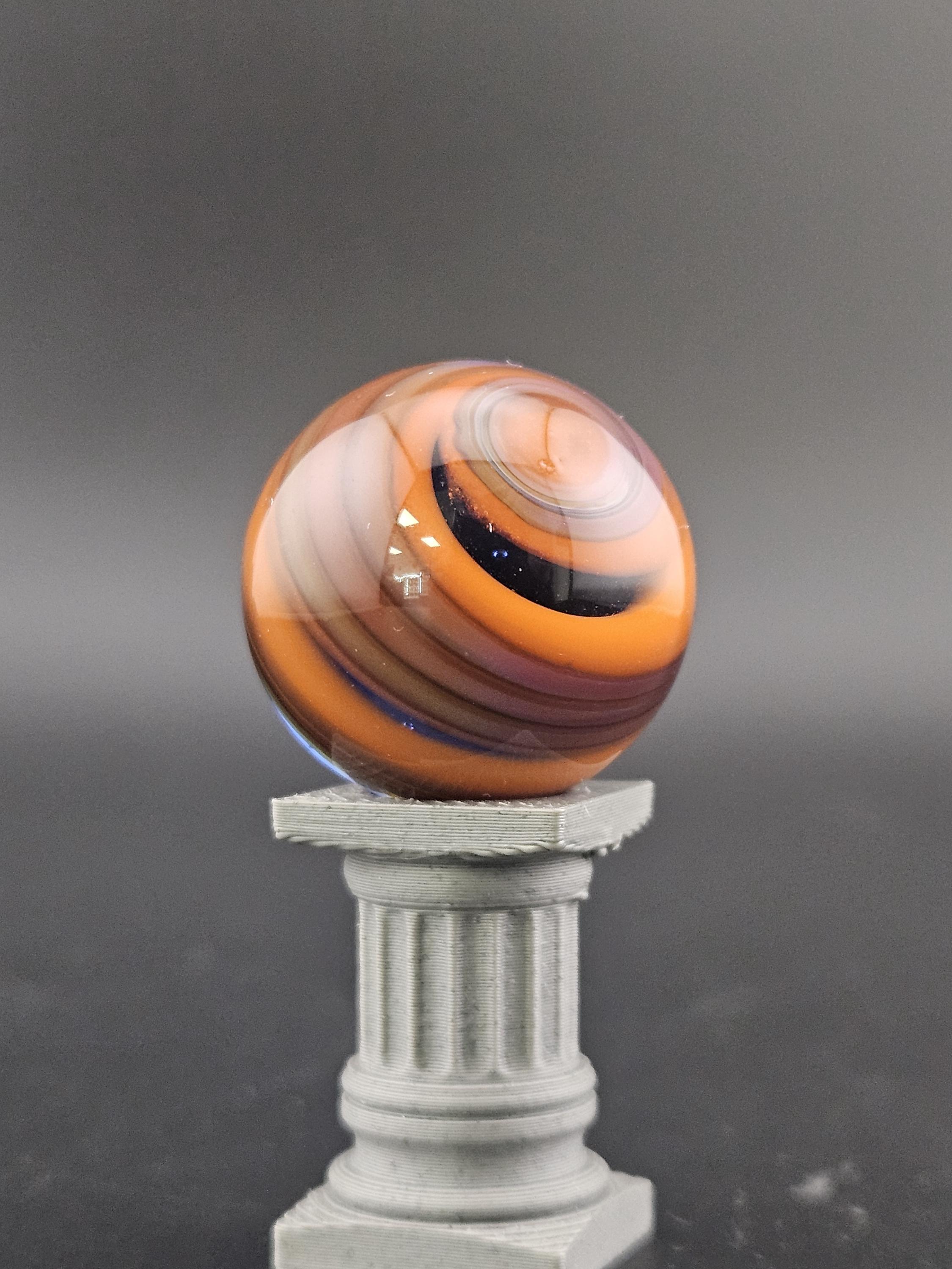 Handmade Glass Marble, Contemporary Art Marble, Glass Art Marble B1 (.85") - photo 1