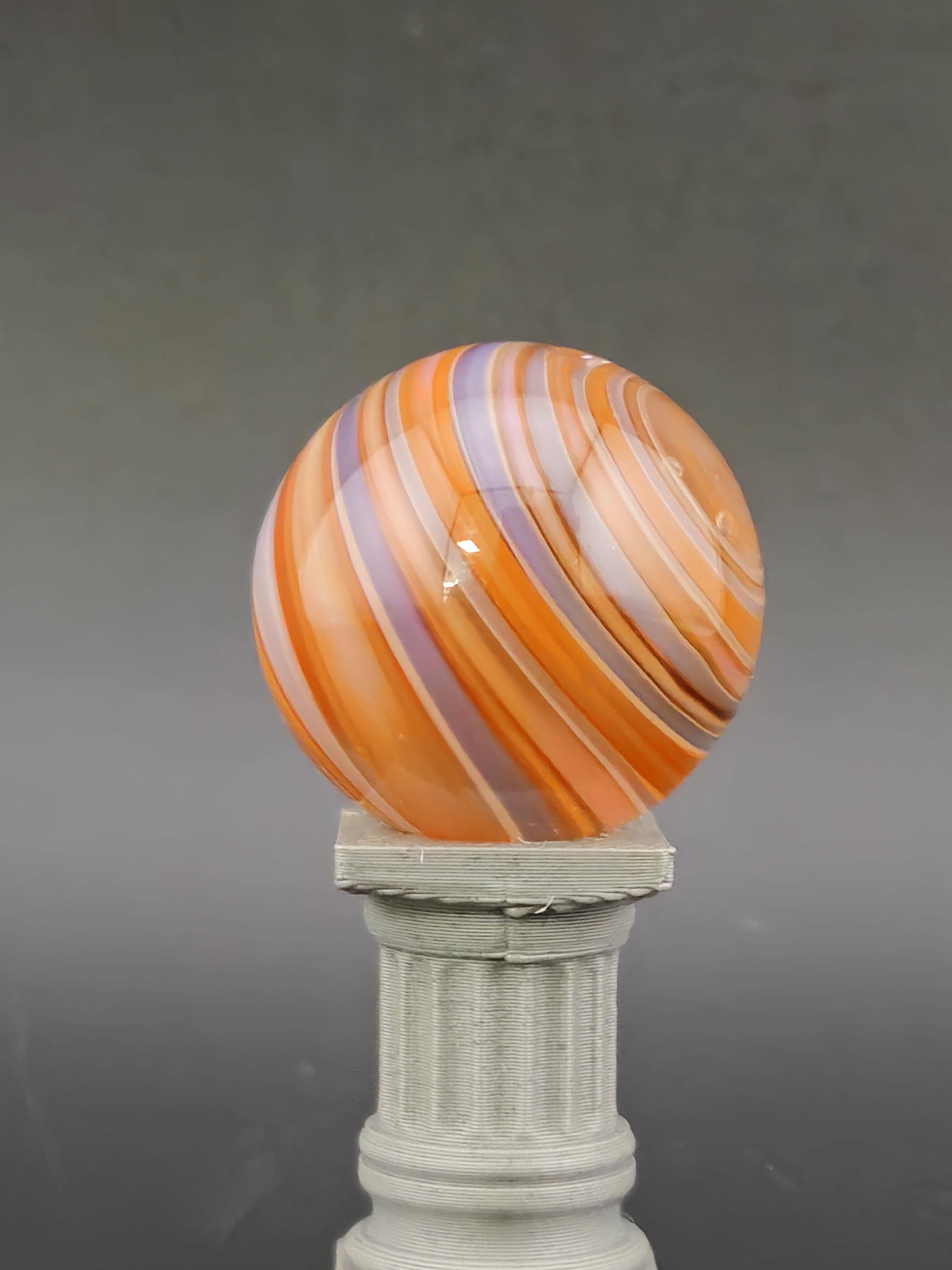 Handmade Glass Marble, Contemporary Art Marble, Glass Art Marble B11 (.88") - photo 1