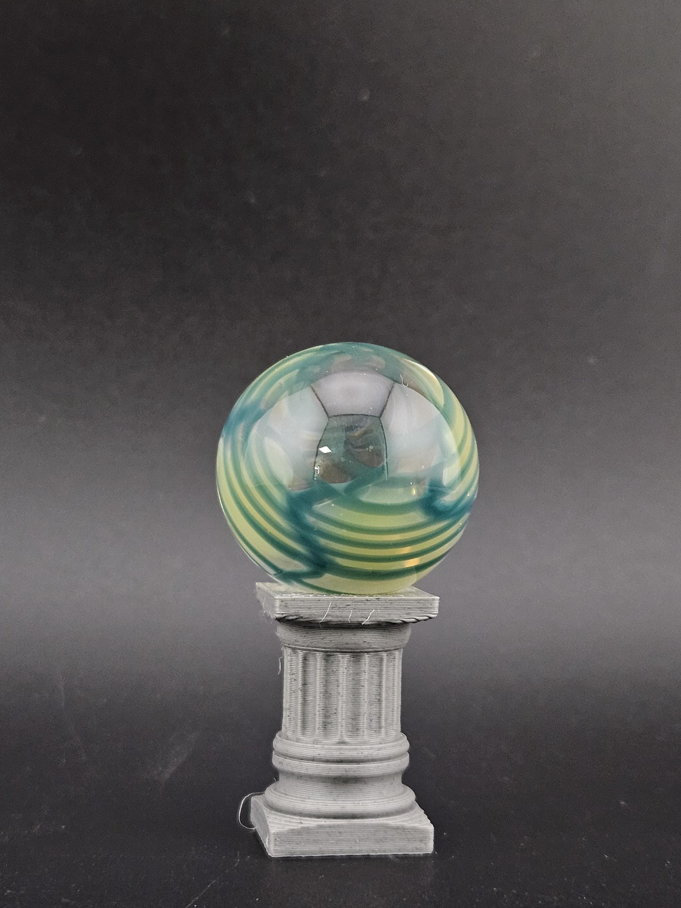 Handmade Glass Marble, Contemporary Art Marble, Glass Art Marble C11 (.92") - photo 1