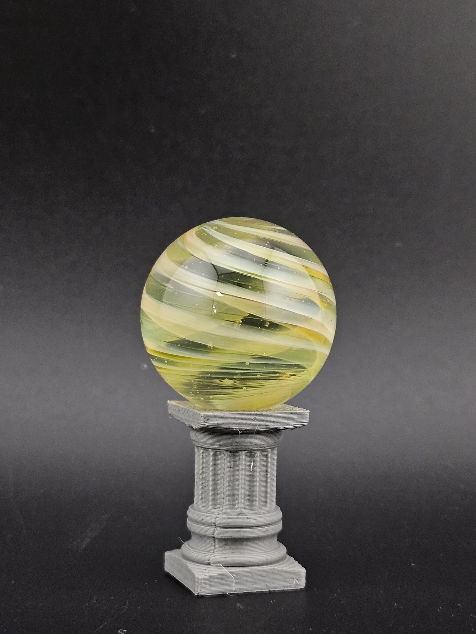 Handmade Glass Marble, Contemporary Art Marble, Glass Art Marble C12 (1.0") - photo 1