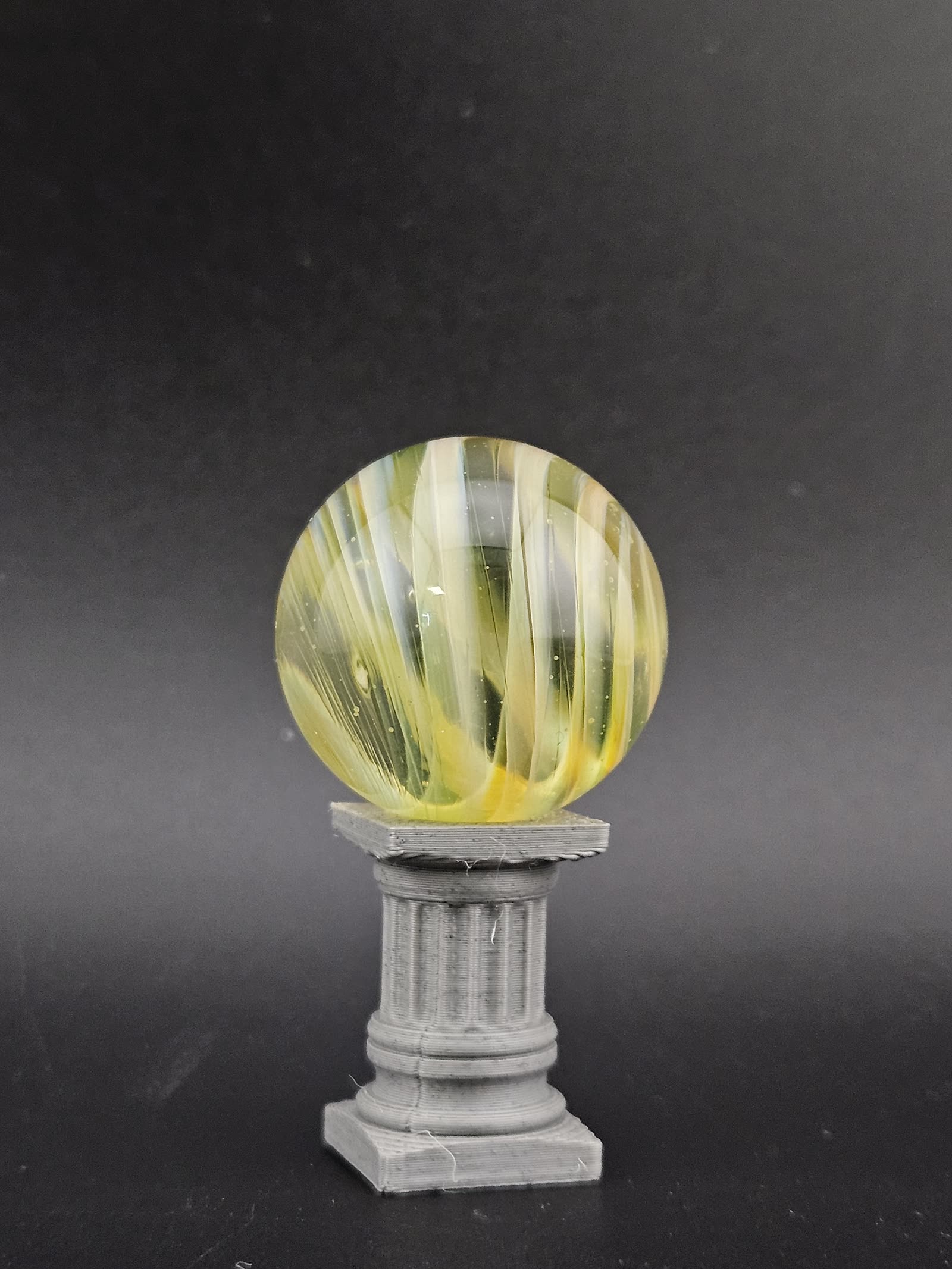 Handmade Glass Marble, Contemporary Art Marble, Glass Art Marble C12 (1.0") - photo 2