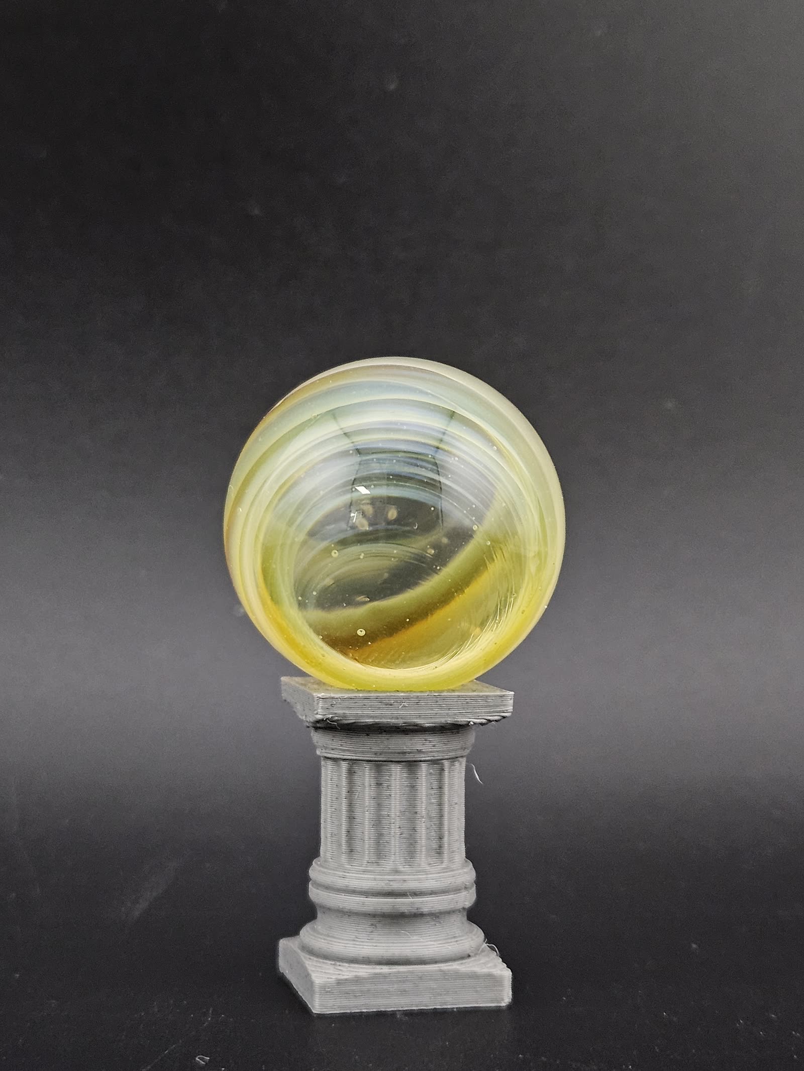 Handmade Glass Marble, Contemporary Art Marble, Glass Art Marble C12 (1.0") - photo 3