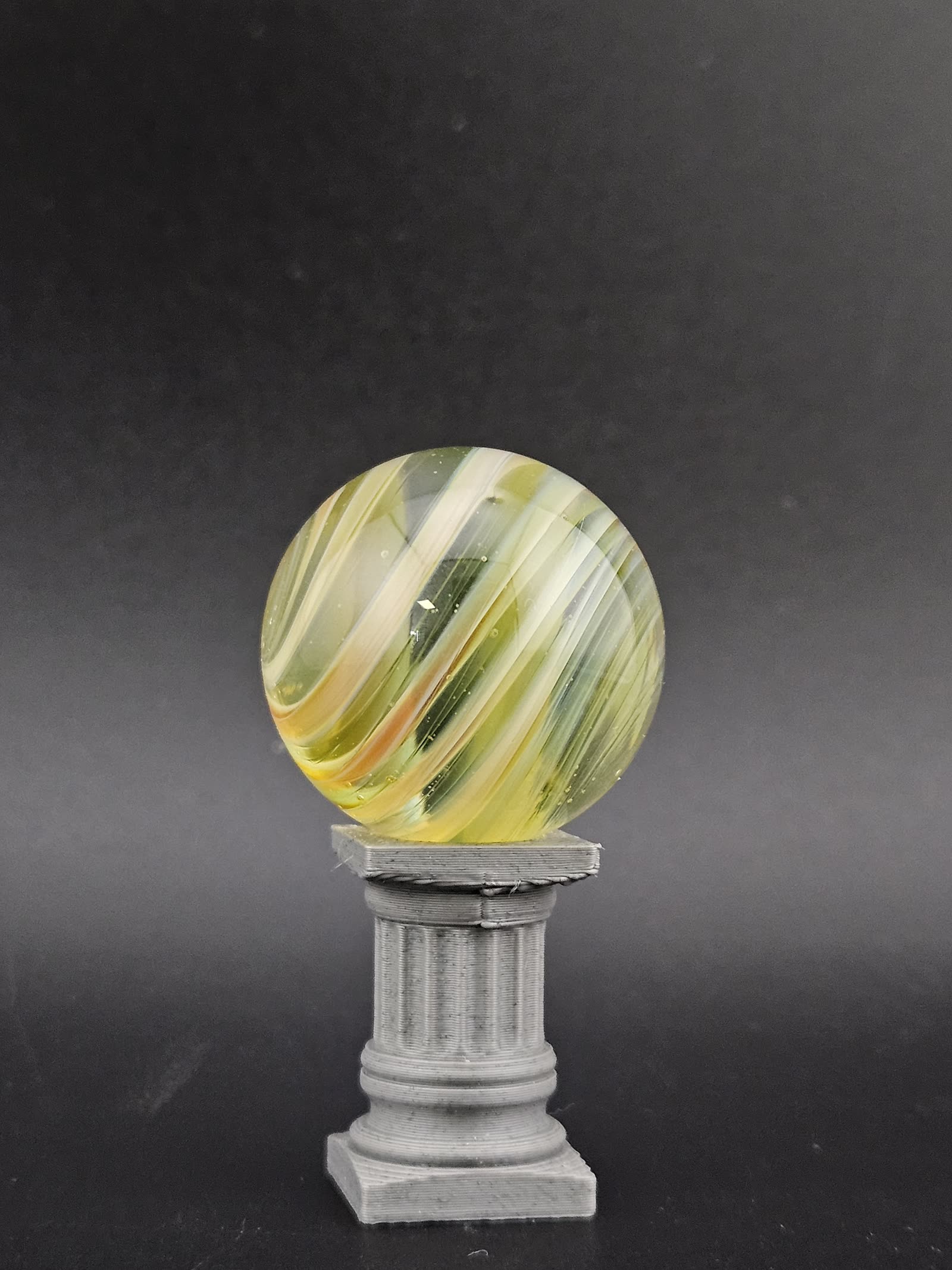 Handmade Glass Marble, Contemporary Art Marble, Glass Art Marble C12 (1.0") - photo 4