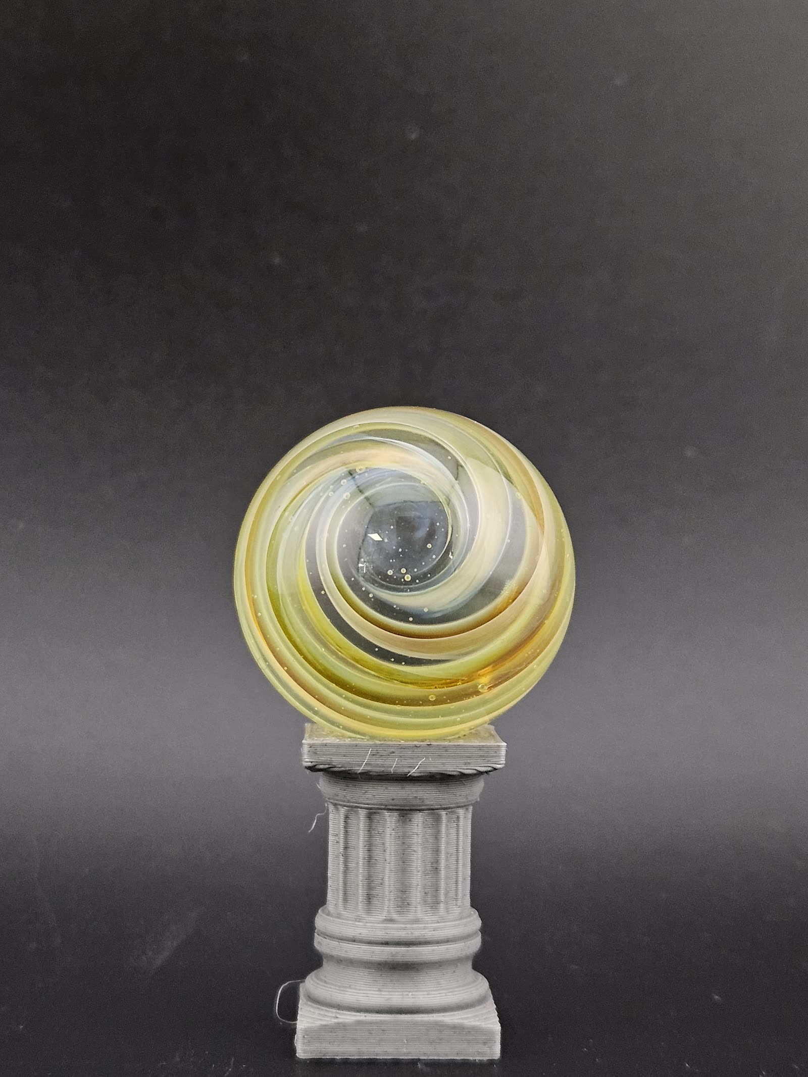 Handmade Glass Marble, Contemporary Art Marble, Glass Art Marble C12 (1.0") - photo 5