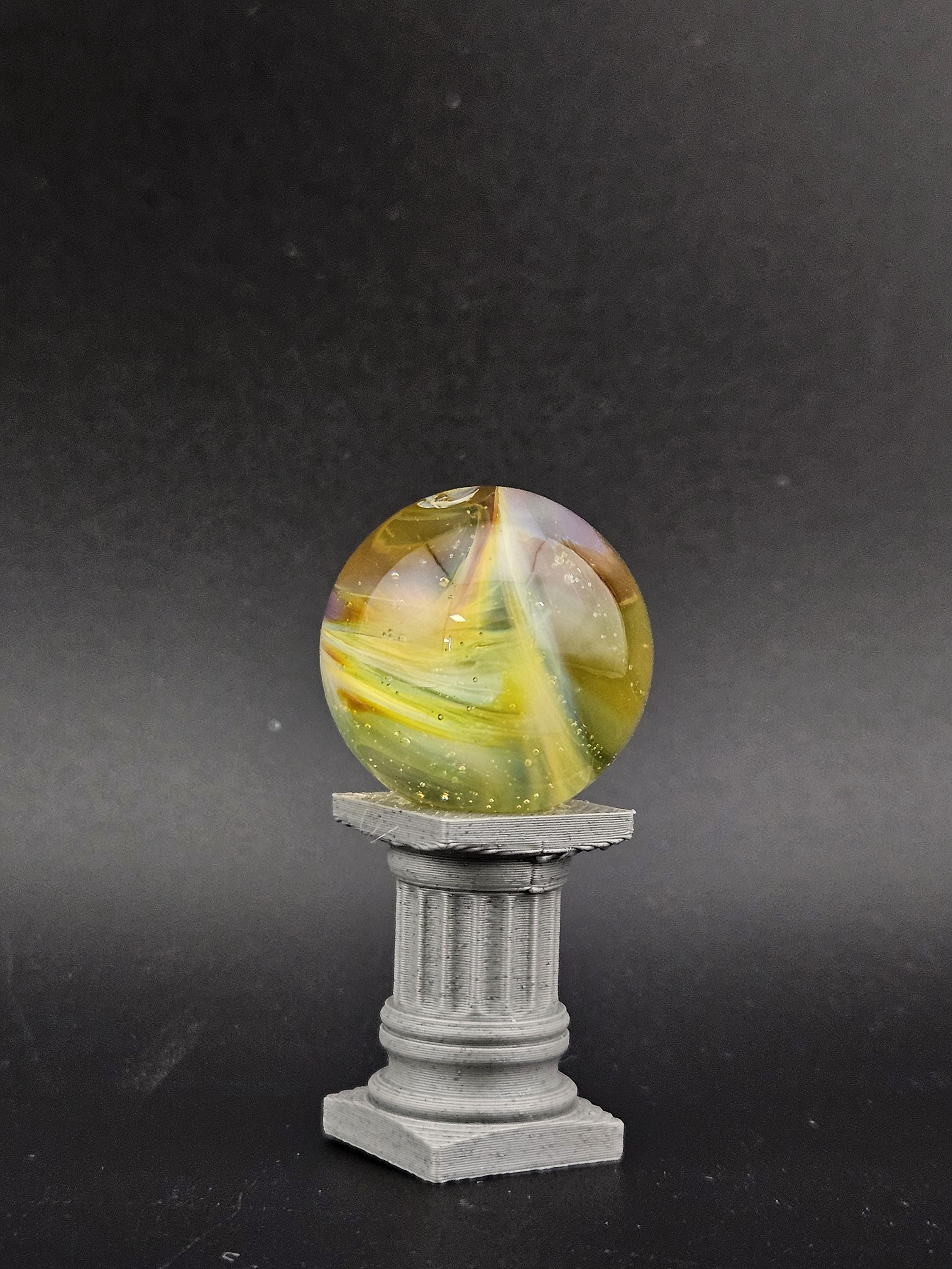 Handmade Glass Marble, Contemporary Art Marble, Glass Art Marble C13 (.85") - photo 1