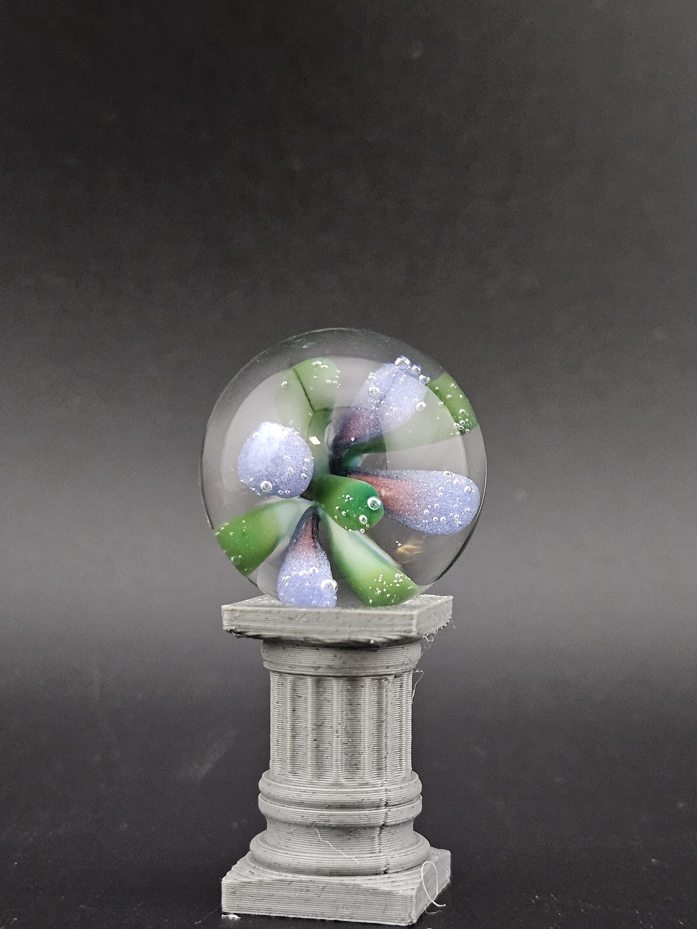 Handmade Glass Marble, Contemporary Art Marble, Glass Art Marble C18 (.84") - photo 1