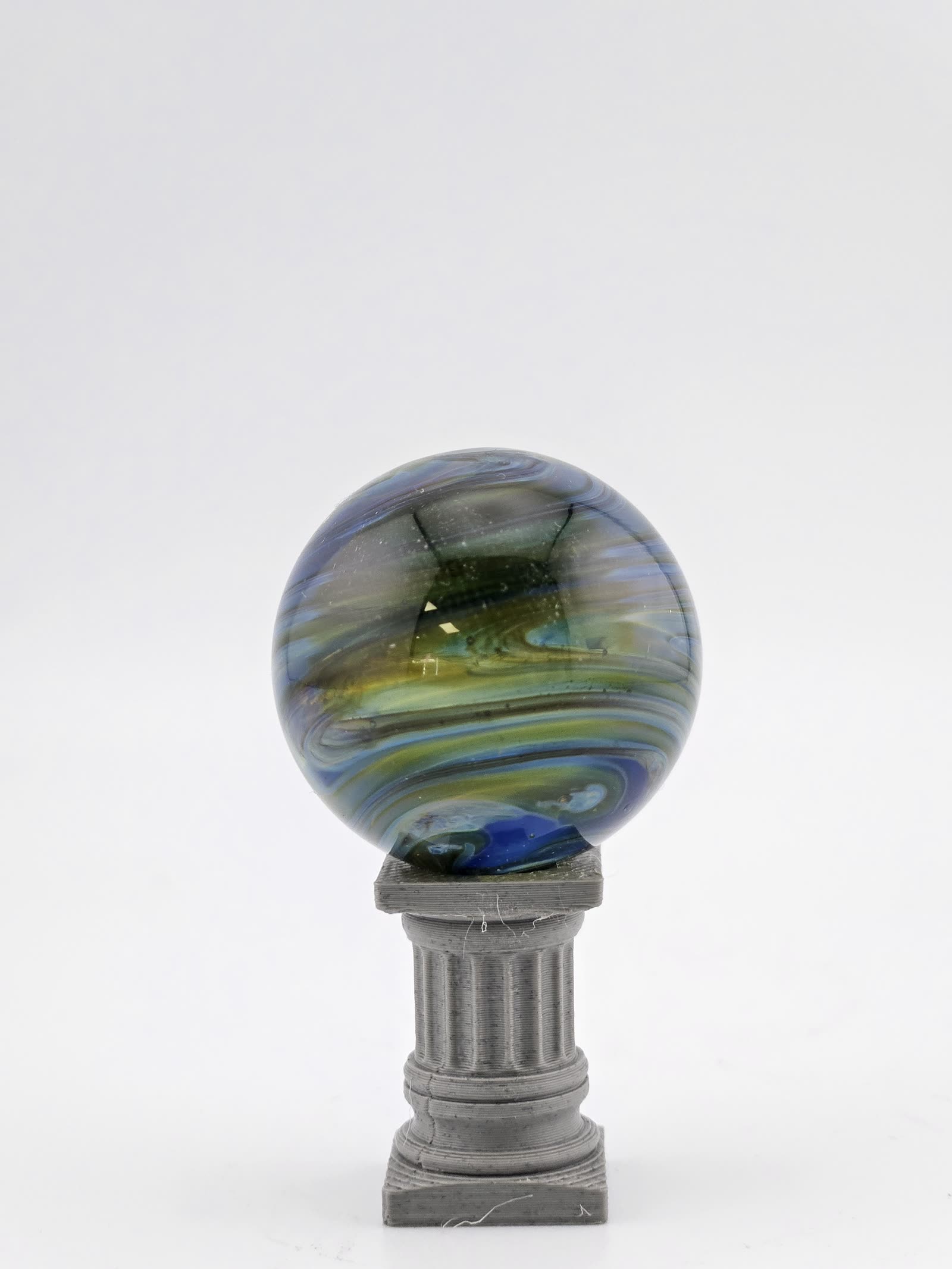Handmade Glass Marble, Contemporary Art Marble, Glass Art Marble C2 (1.1") - photo 5
