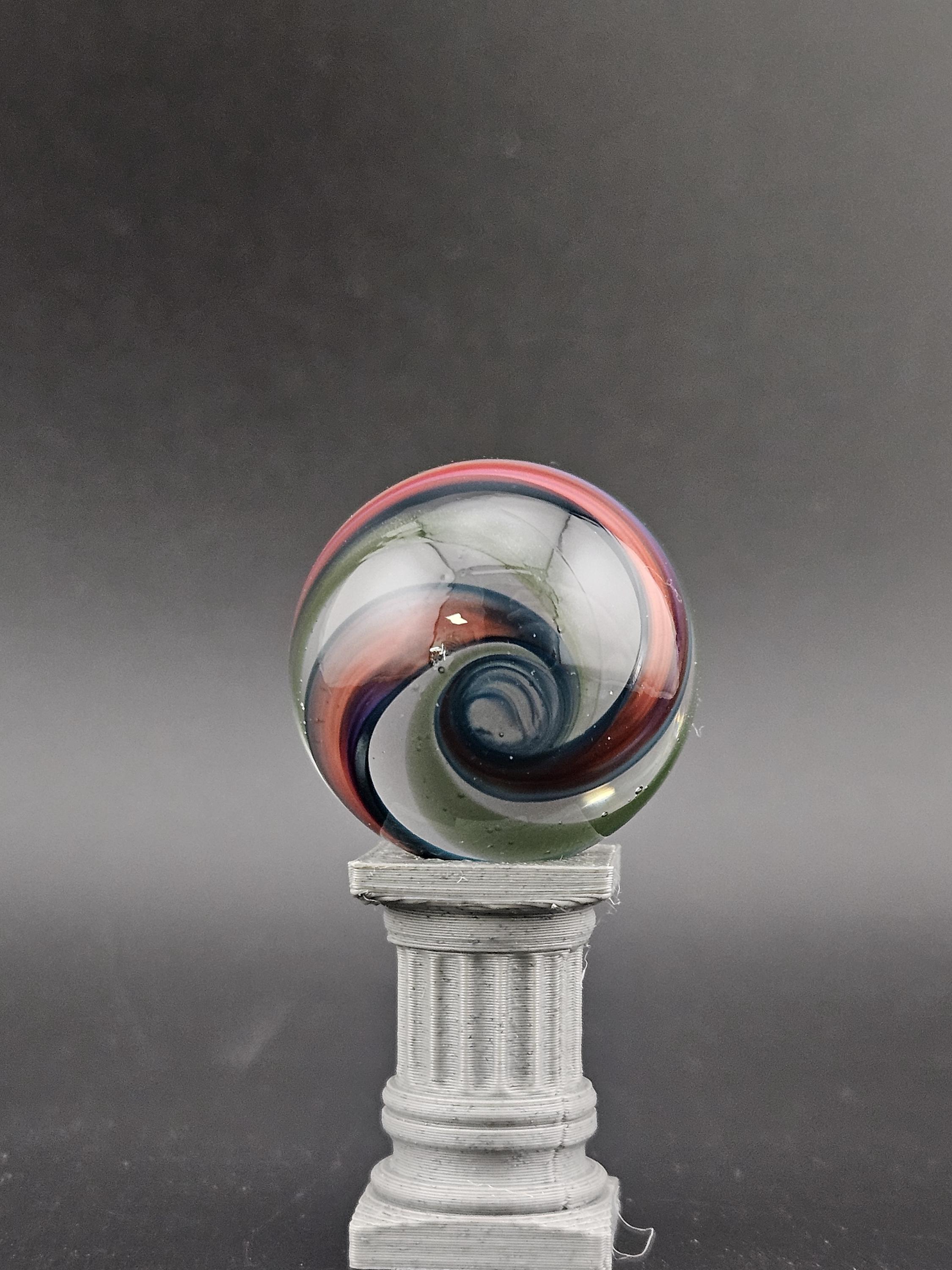 Handmade Glass Marble, Contemporary Art Marble, Glass Art Marble C9 (.93") - photo 1
