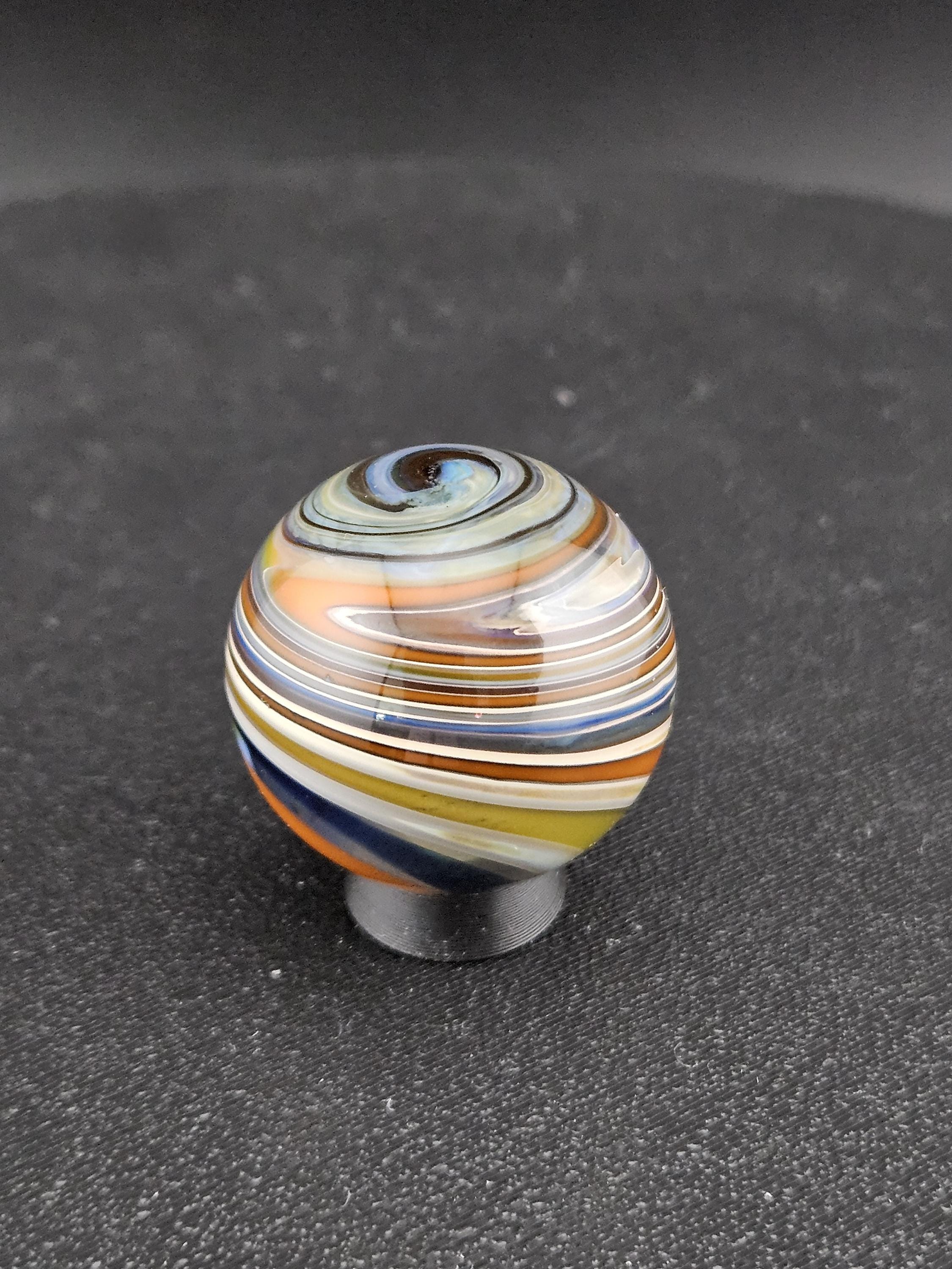 Handmade Glass Marble, Contemporary Art Marble, Glass Art Marble G11 (1.0") - photo 1