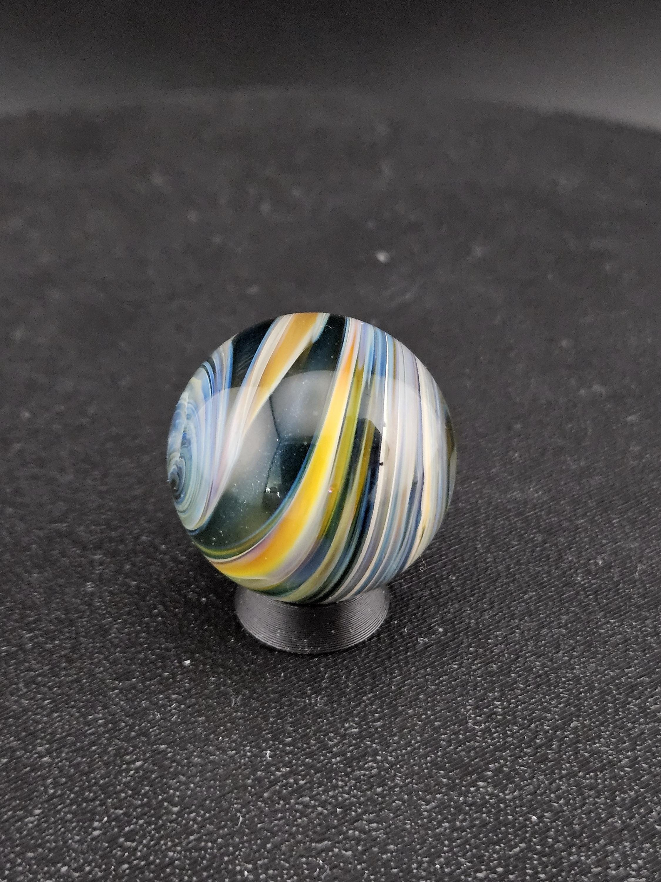 Handmade Glass Marble, Contemporary Art Marble, Glass Art Marble G13 (1.0") - photo 1