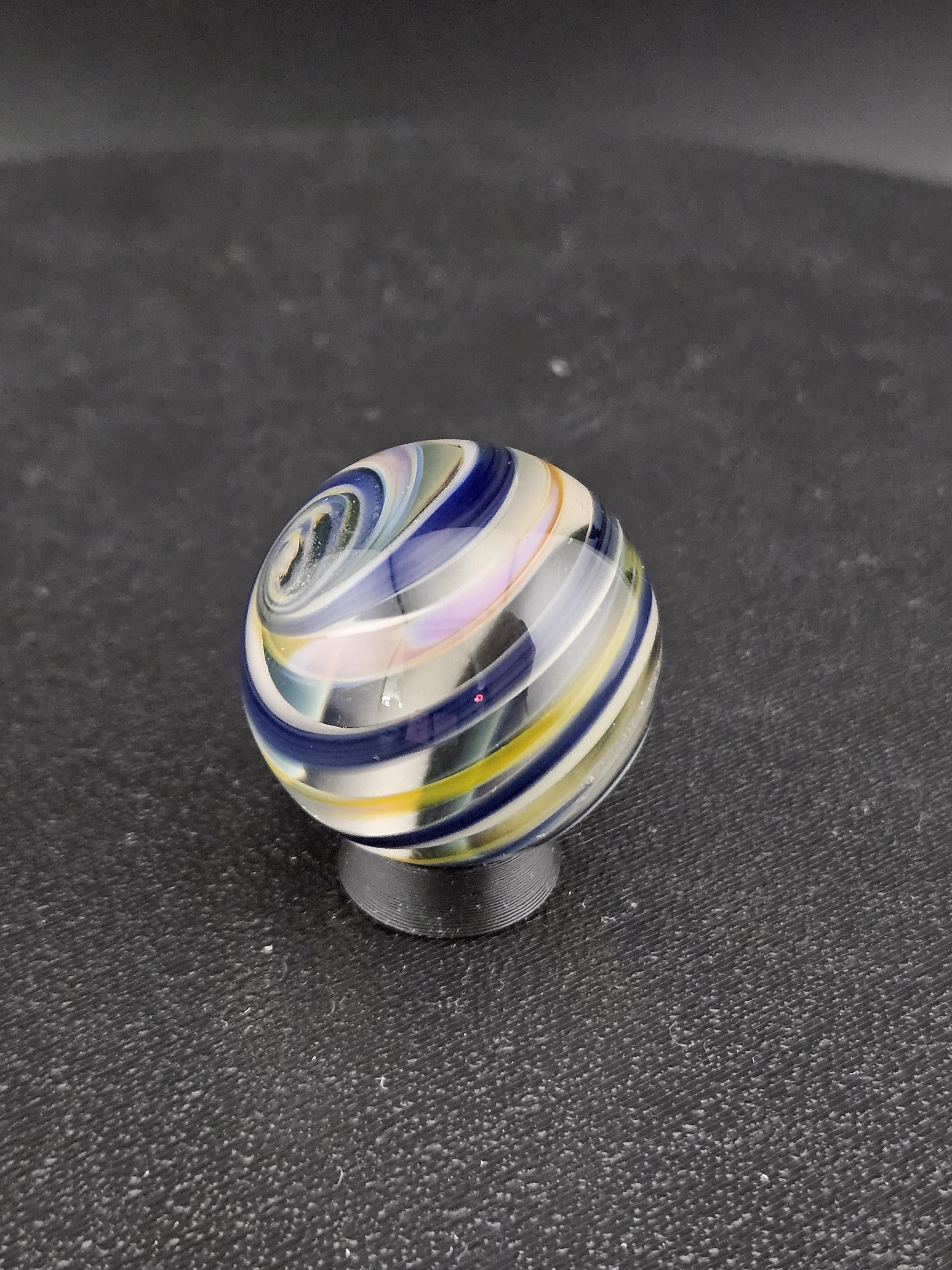 Handmade Glass Marble, Contemporary Art Marble, Glass Art Marble G18 (1.0") - photo 1