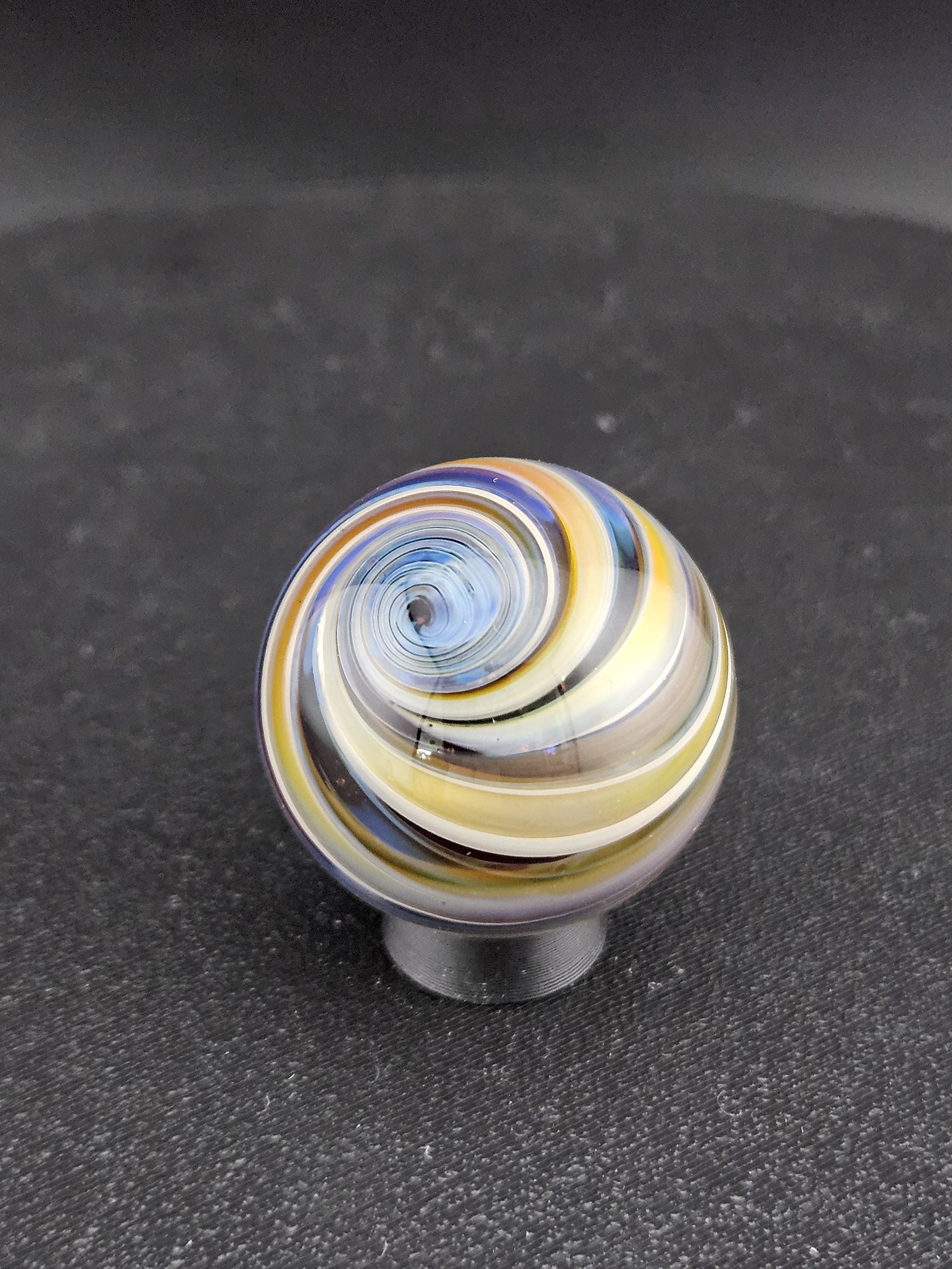 Handmade Glass Marble, Contemporary Art Marble, Glass Art Marble G2 (1.1") - photo 1