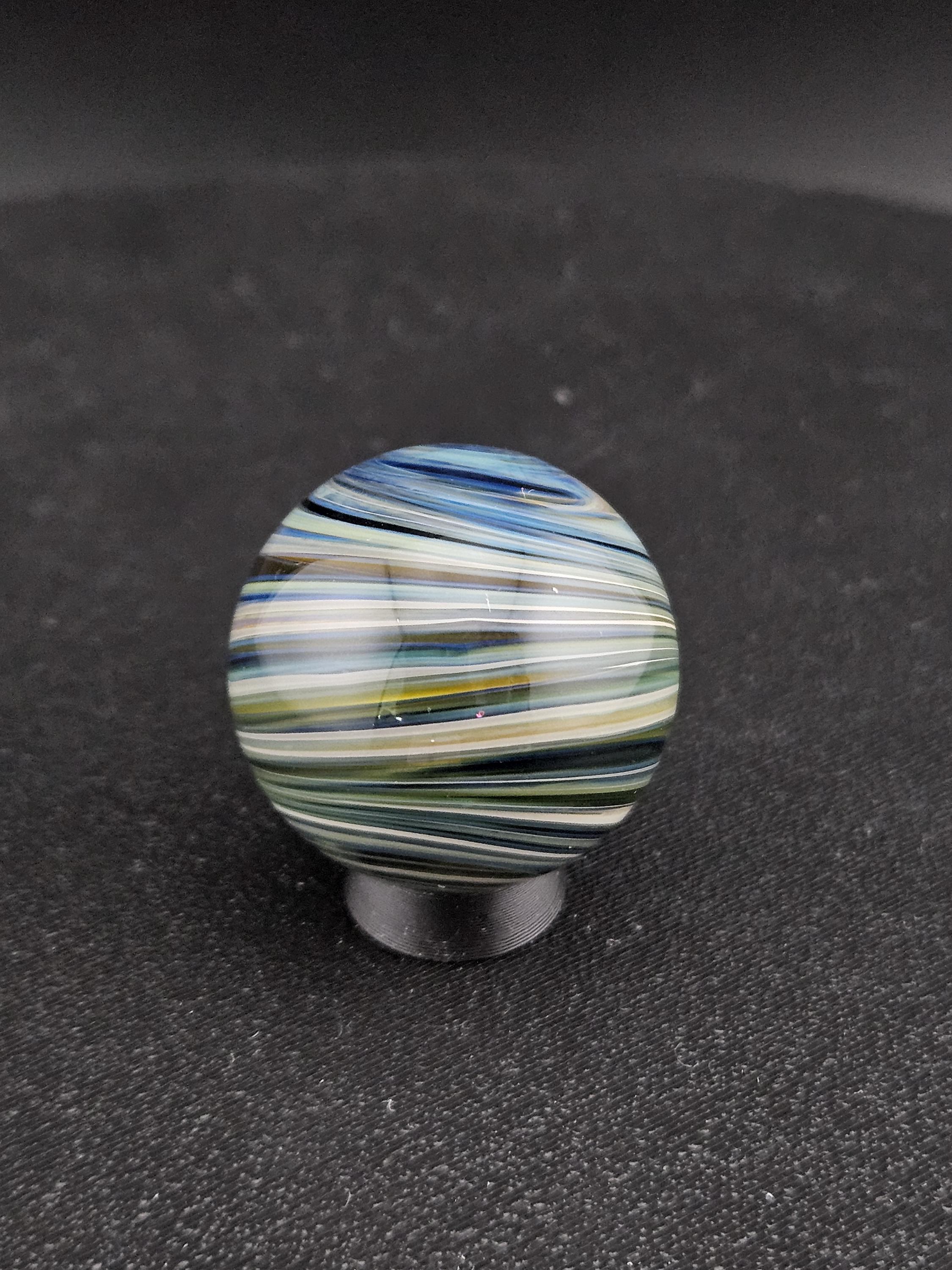 Handmade Glass Marble, Contemporary Art Marble, Glass Art Marble G7 (1.0") - photo 1