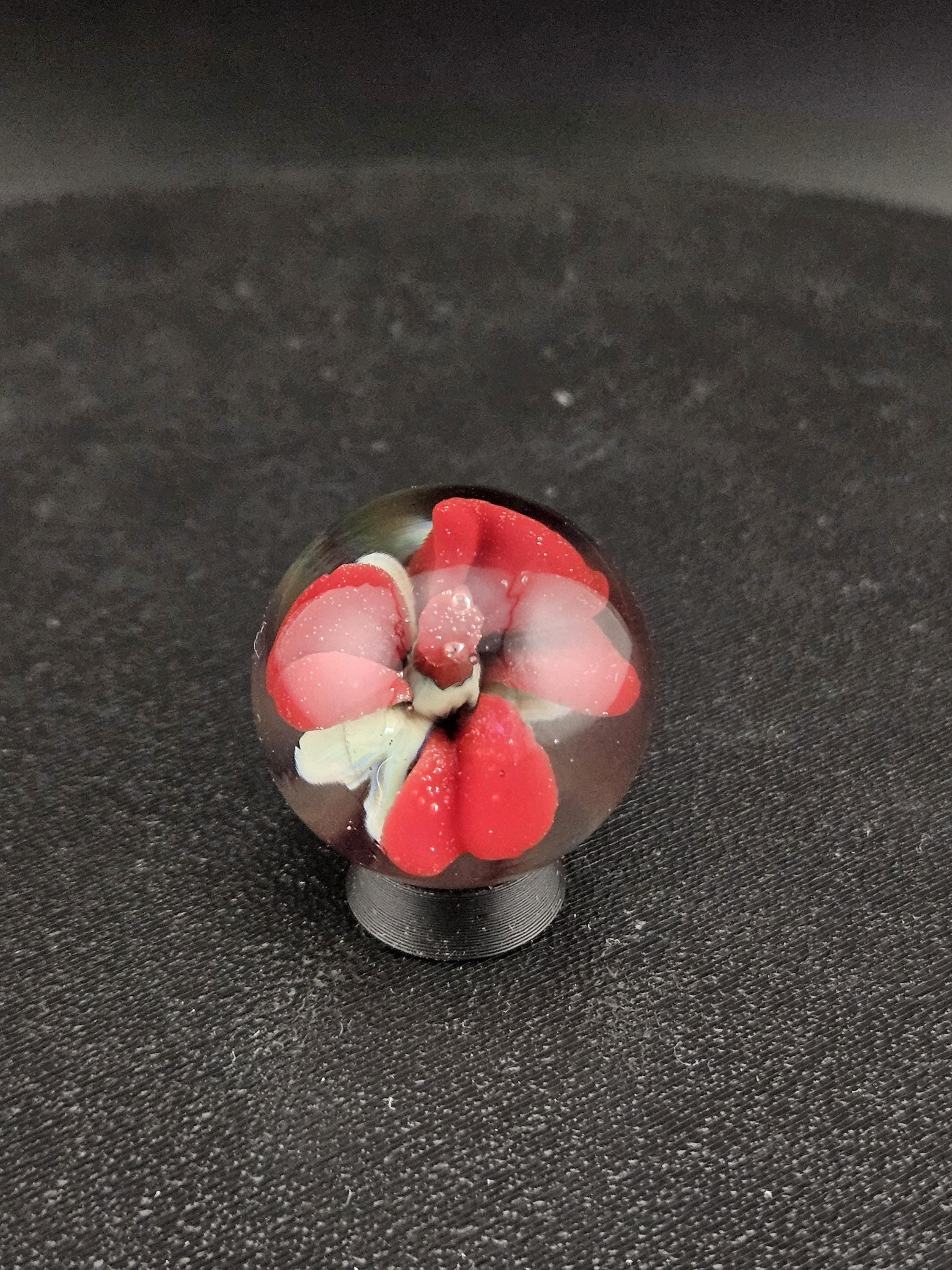 Handmade Glass Marble, Contemporary Art Marble, Glass Art Marble G9 (1.0") - photo 1